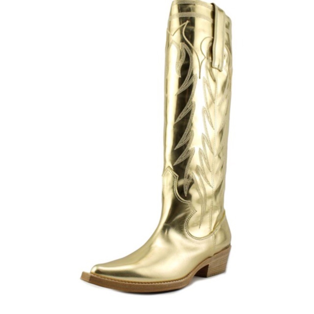 Gold Cowboy Boots